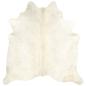 Preview: Teppich Echtes Rindsleder 150×170 cm Beige