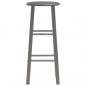Preview: Barhocker 2 Stk. Anthrazit MDF