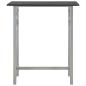 Preview: 3-tlg. Bar-Set Holz und Stahl Schwarz