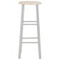 Preview: 3-tlg. Bar-Set Holz und Stahl