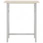 Preview: 3-tlg. Bar-Set Holz und Stahl