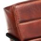 Preview: Sessel Dunkelbraun Echtleder