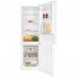 Preview: Exquisit GC320-95-E-040C weiß Stand Kühl-Gefrierkombination, 60 cm breit, 315 L, LED Beleuchtung, Gemüseschublade, weiß