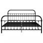 Preview: Bettgestell Schwarz Metall 180×200 cm