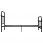Preview: Bettgestell Grau Metall 90×200 cm