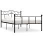 Preview: Bettgestell Schwarz Metall 120x200 cm