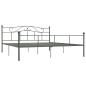 Preview: Bettgestell Grau Metall 180×200 cm