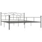 Preview: Bettgestell Grau Metall 180×200 cm
