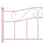 Preview: Bettgestell Rosa Metall 160x200 cm