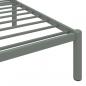 Preview: Bettgestell Grau Metall 90x200 cm