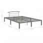 Preview: Bettgestell Grau Metall 120x200 cm