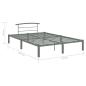 Preview: Bettgestell Grau Metall 160x200 cm