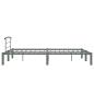 Preview: Bettgestell Grau Metall 160x200 cm