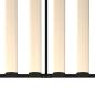 Preview: Tagesbett-Rahmen Schwarz Metall 90×200 cm 
