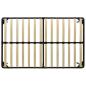 Preview: Bett Schwarz Metall 120x200 cm