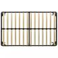 Preview: Bettgestell Schwarz Metall 140×200 cm