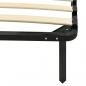 Preview: Bettgestell Schwarz Metall 140×200 cm