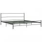 Preview: Bettgestell Grau Metall 180×200 cm