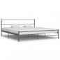Preview: Bettgestell Grau Metall 180×200 cm