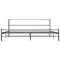 Preview: Bettgestell Grau Metall 180×200 cm