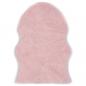 Preview: ARDEBO.de - Teppich 60x90 cm Künstlicher Schafspelz Rosa