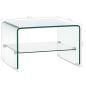 Preview: Couchtisch Transparent 50×45×33 cm Hartglas 