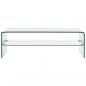 Preview: Couchtisch Transparent 98×45×31 cm Hartglas 