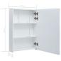 Preview: LED-Spiegelschrank 50x13x70 cm