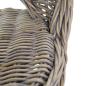 Preview: Sessel Kubu-Rattan Grau