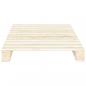 Preview: Palettenbett Massivholz Kiefer 90×200 cm