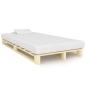 Preview: Palettenbett Massivholz Kiefer 120×200 cm