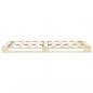 Preview: Palettenbett Massivholz Kiefer 200×200 cm