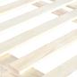 Preview: Palettenbett Massivholz Kiefer 120×200 cm