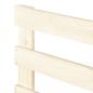Preview: Palettenbett Massivholz Kiefer 200×200 cm