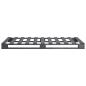 Preview: Palettenbett Grau Massivholz Kiefer 100×200 cm