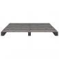 Preview: Palettenbett Grau Massivholz Kiefer 160×200 cm