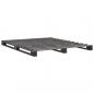Preview: ARDEBO.de - Palettenbett Grau Massivholz Kiefer 200×200 cm