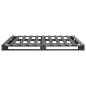 Preview: Palettenbett Grau Massivholz Kiefer 200×200 cm