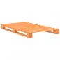 Preview: Palettenbett Braun Massivholz Kiefer 90×200 cm