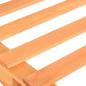 Preview: Palettenbett Braun Massivholz Kiefer 100×200 cm