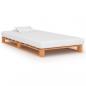 Preview: Palettenbett Braun Massivholz Kiefer 100×200 cm