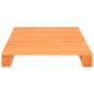 Preview: Palettenbett Braun Massivholz Kiefer 100×200 cm