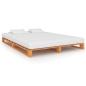 Preview: Palettenbett Braun Massivholz Kiefer 200×200 cm