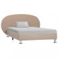 Preview: Bettgestell Cappuccino-Braun Kunstleder 100x200 cm