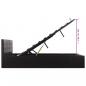Preview: Stauraumbett Hydraulisch Schwarz Kunstleder 180×200 cm