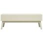 Preview: Couchtisch mit 2 Schubladen Schnitzerei Grau 110x50x40 cm Holz