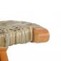 Preview: Relaxstuhl Natur Kubu-Rattan und Massivholz Mahagoni