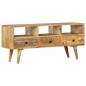 Preview: TV-Schrank 110×36×50 cm Massivholz Mango