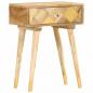 Preview: Nachttisch 43×30×58 cm Massivholz Mango 