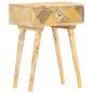 Preview: Nachttisch 43×30×58 cm Massivholz Mango 